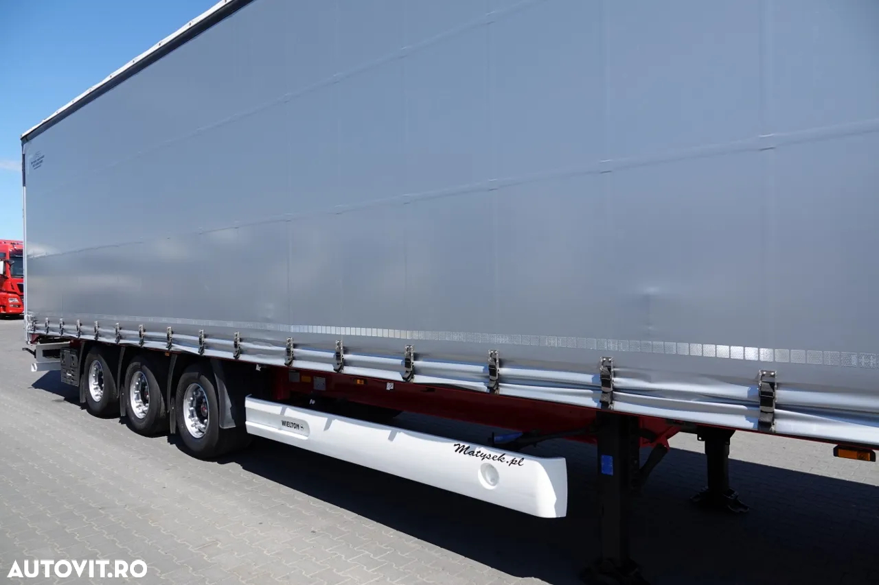 Wielton MEGA CORTINA / MANȘĂ DE OȚEL - 9 M / AXIE DE RIFAT / SAF/ COILMULDA / LOW DECK / 2019R - 9