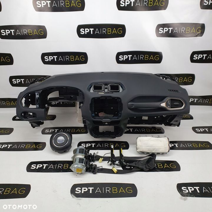 JEEP RENEGADE DESKA ROZDZIELCZA KONSOLA KOKPIT PULPIT PODUSZKI AIRBAG AIR BAG PASY KIT SET - 1