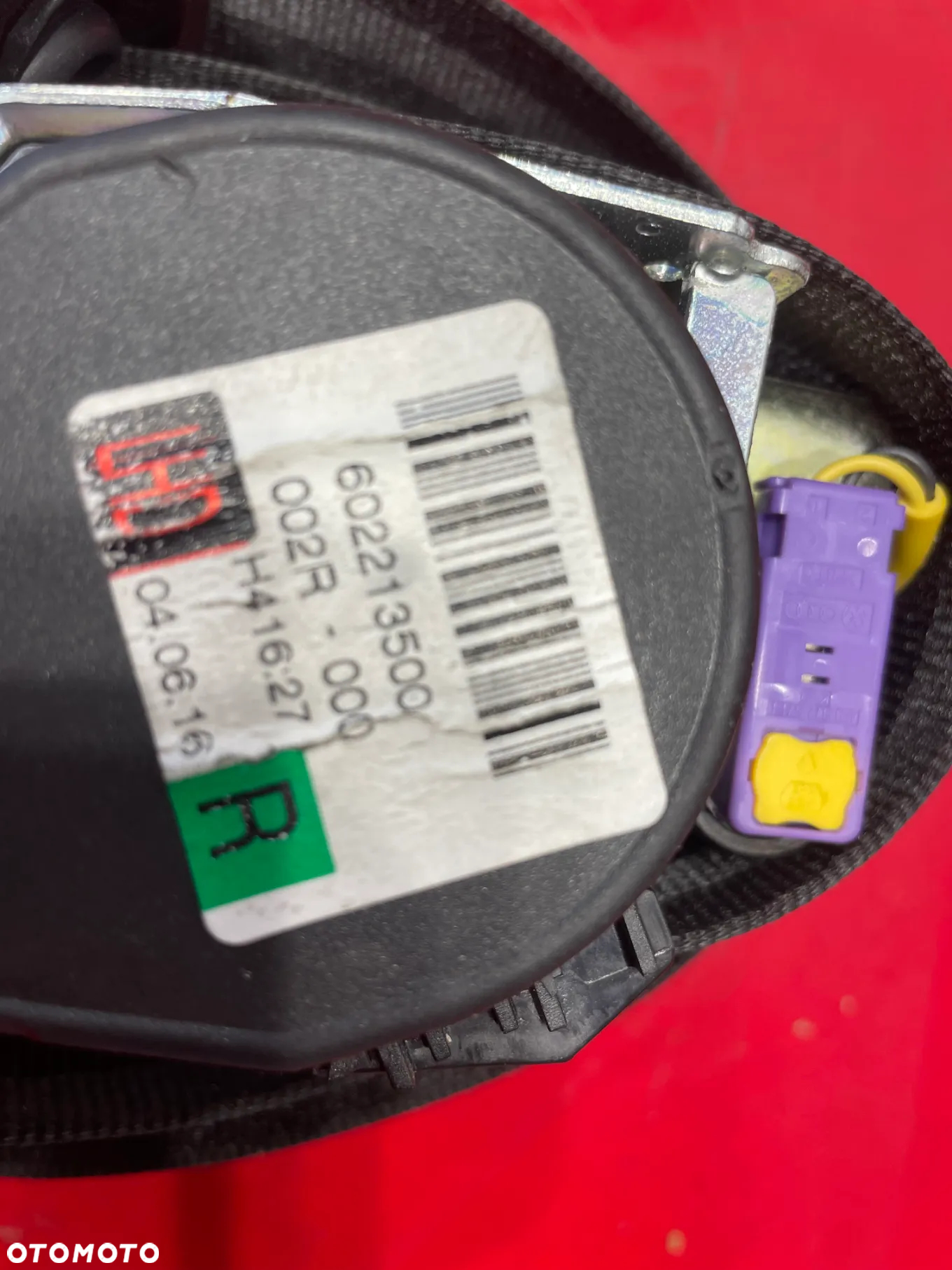 VW GOLF V 03-09 PAS BEZPIECZEŃSTWA PRAWY PRZÓD 602213500 1K3857706 - 2