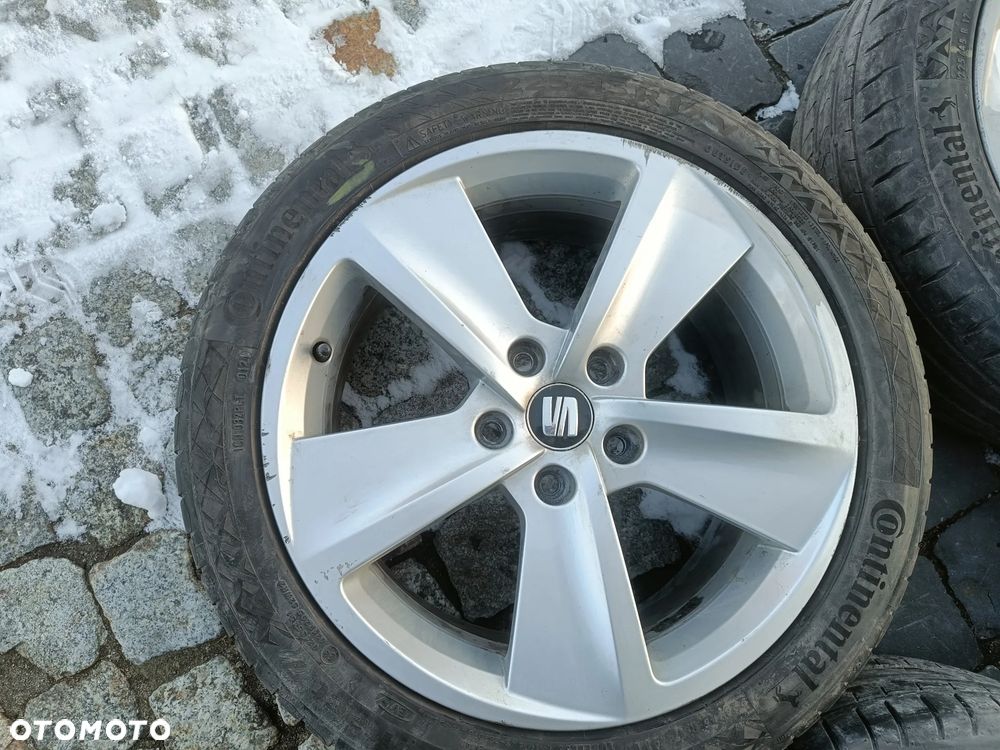 Felgi Aluminiowe 17 Seat Leon 5x112 7,5Jx17 H2 ET51 Skoda VW Audi 5F0601025B - 2