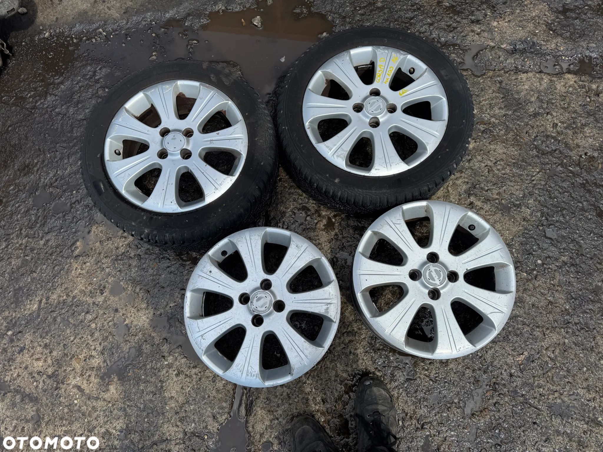 Koła felgi 16' Opel Corsa D 4x100 6JxH2 ET44 - 1