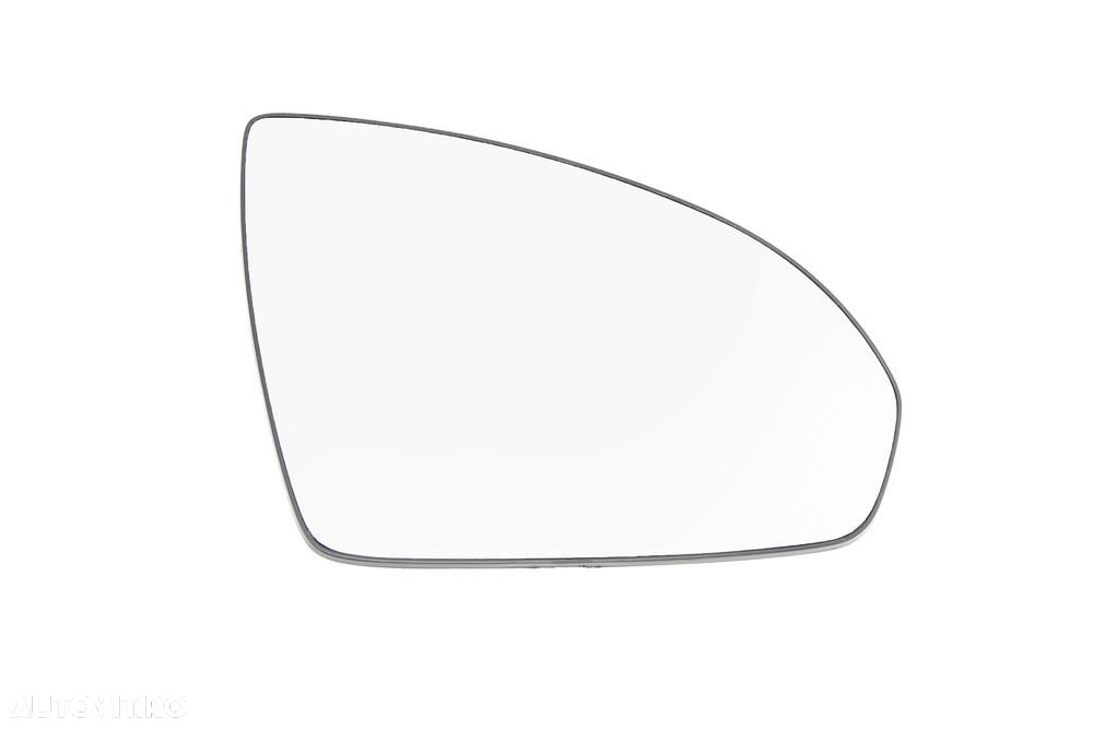 Geam oglinda Smart Fortwo (451) Coupe/Cabrio 01.2007-12.2014 Partea Dreapta Crom Convex Cu Incalzire A4518100816 cu clips - 1