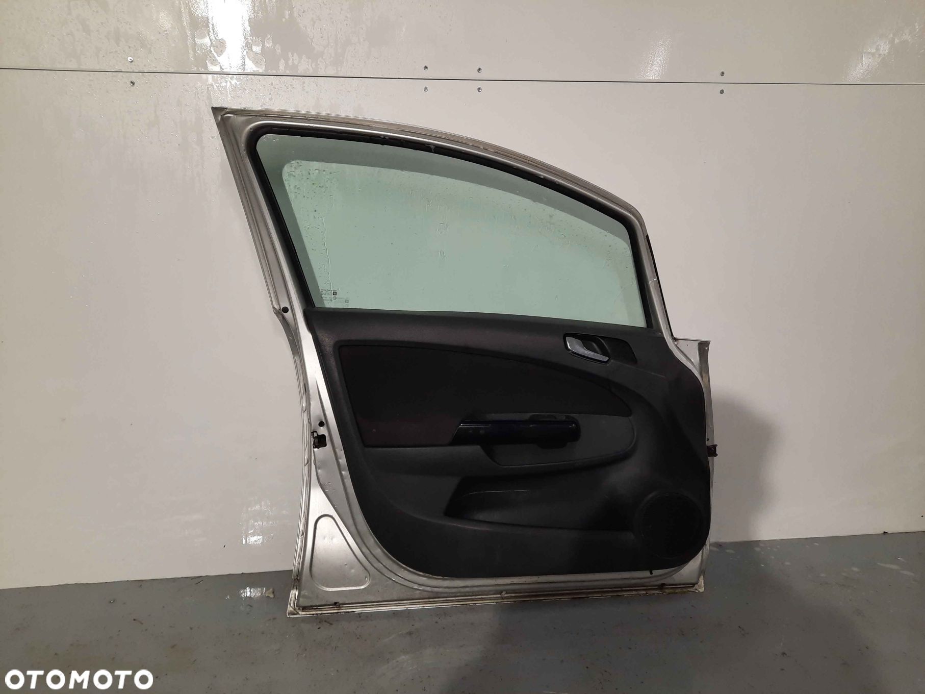 } DRZWI PRZÓD PRZEDNIE LEWE OPEL CORSA D Z157 Z176 SREBRNE LIFT FL 5D 5 DRZWI HB - 1