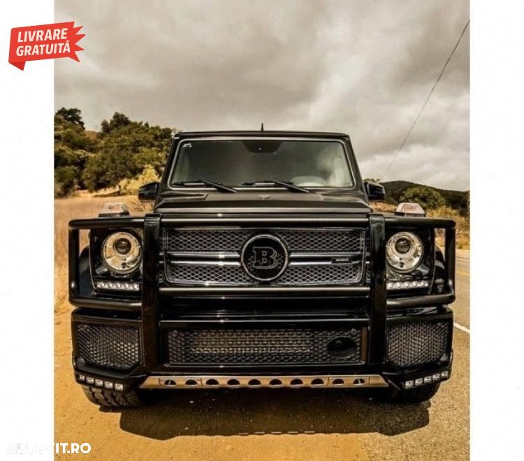 Prelungiri Bara Fata LED DRL Mercedes G-Class W463 (1989-up)- livrare gratuita - 9