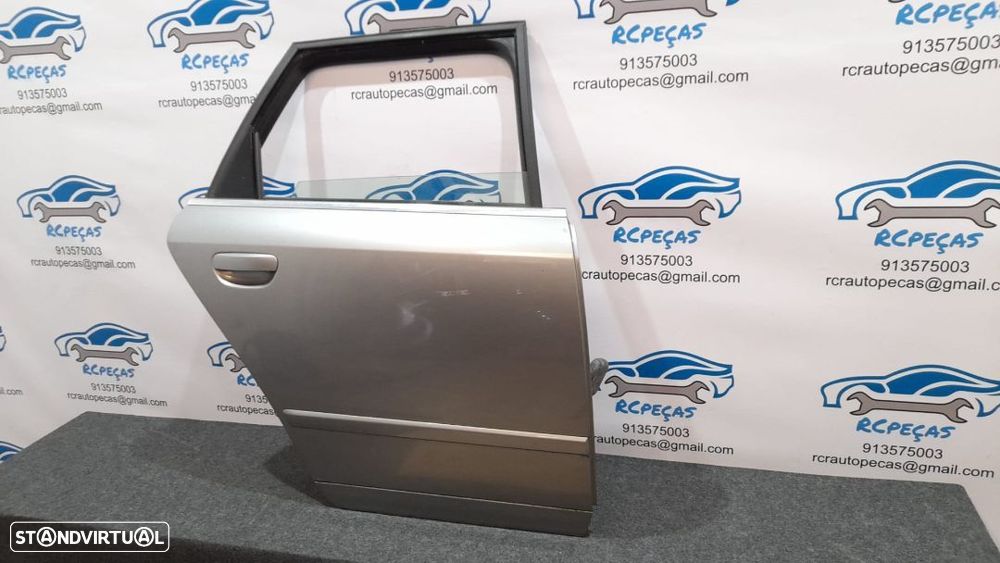 PORTA TRASEIRA TRÁS DIREITA AUDI A4 B6 SLINE S-LINE S LINE FECHO ELEVADOR MOTOR PUXADOR VIDRO - 5
