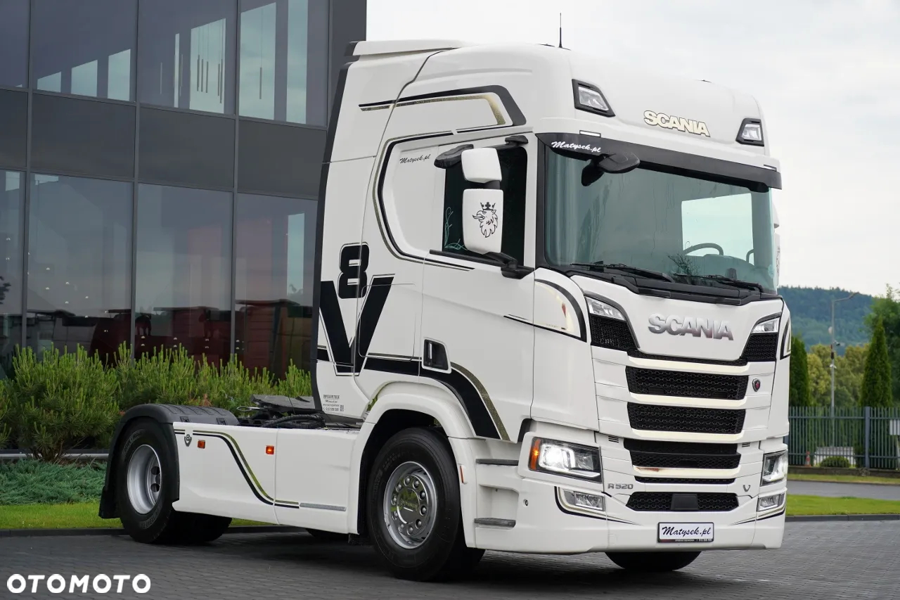 Scania R 520 / V8 / HYDRAULIKA / RETARDER / KLIMA POSTOJOWA  / CAŁA NA PODUSZKACH  / OPONY 100% /  PO KONTRAKCIE SERWISOWYM / SPROWADZONY - 4
