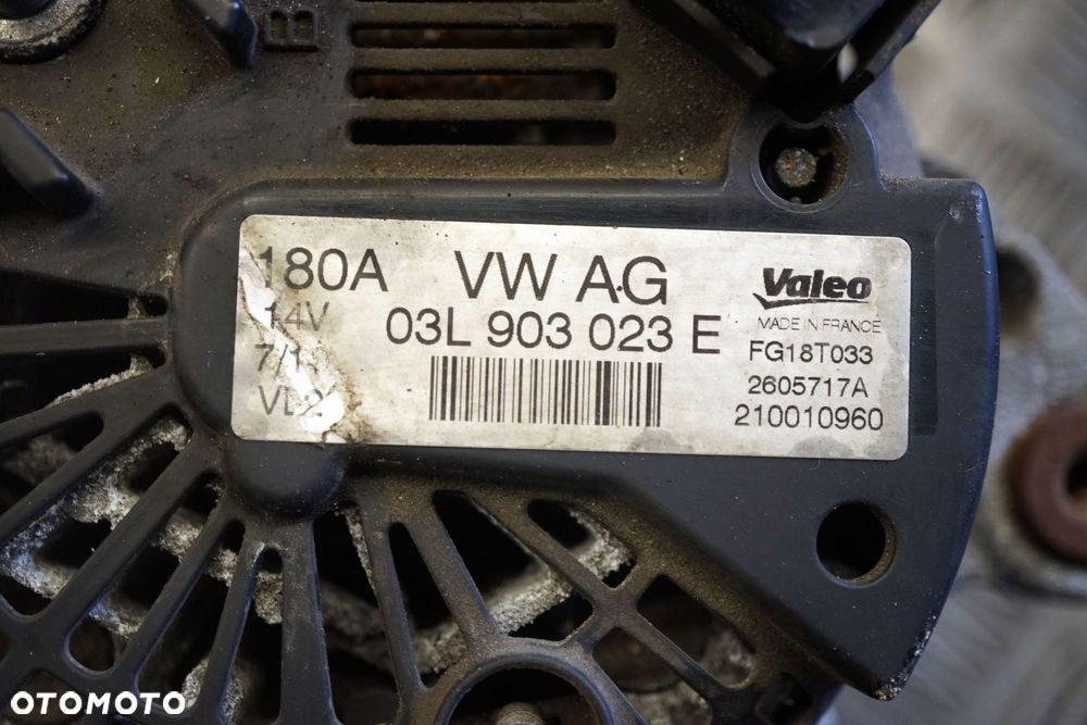 ALTERNATOR PASSAT B6 2.0 TDI 03L903023E 180A VOLKSWAGEN 2005-2010 - 11
