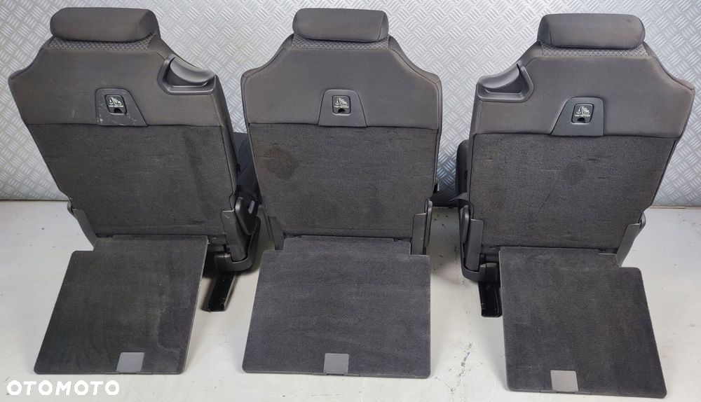 fotel fotele tylne lewy prawy środkowy CITROEN C4 GRAND PICASSO I 1 06- - 6