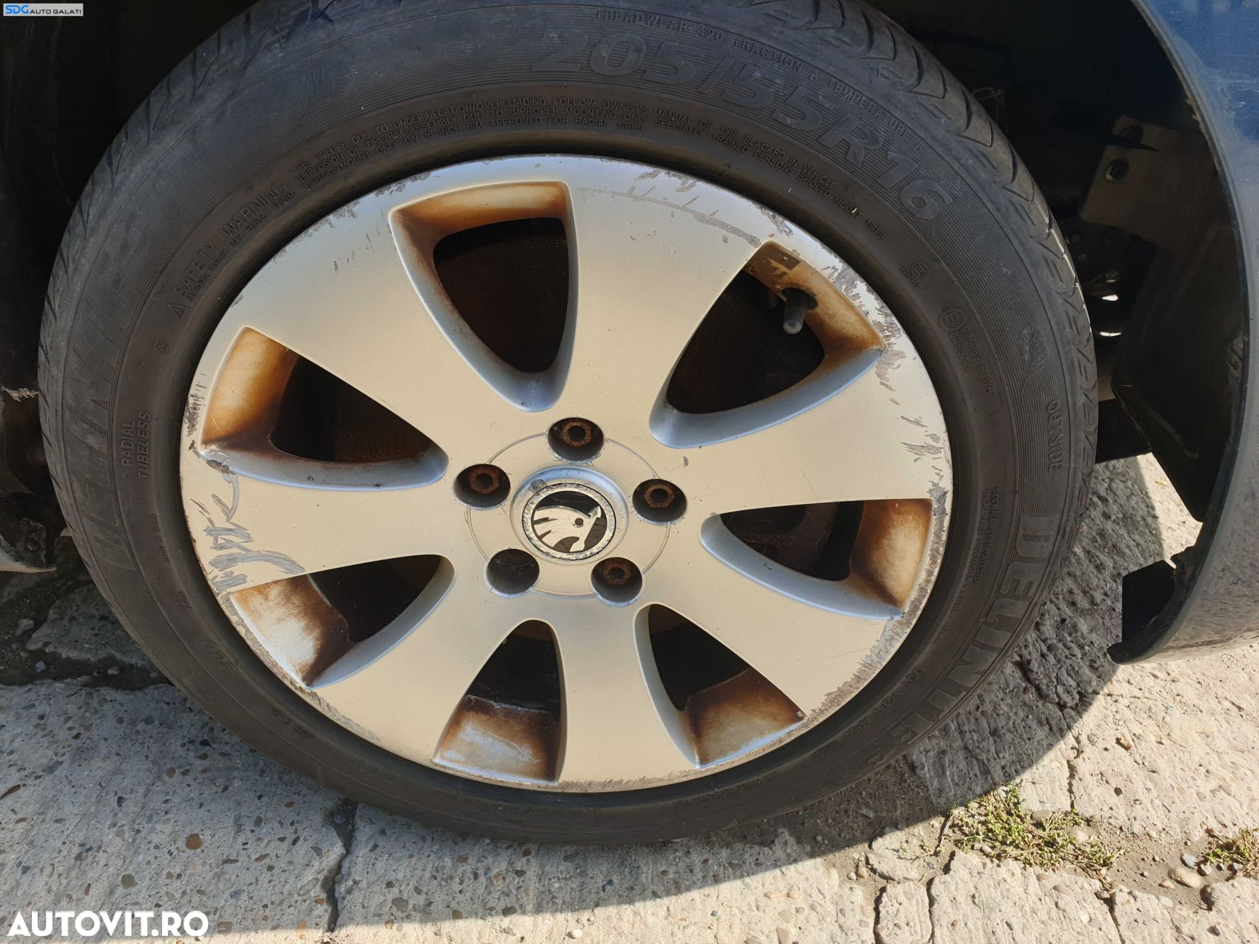 Janta Roata Aliaj 205 55 16 R16 5x112 Skoda Octavia 2 2004 - 2013 [K0216] - 1