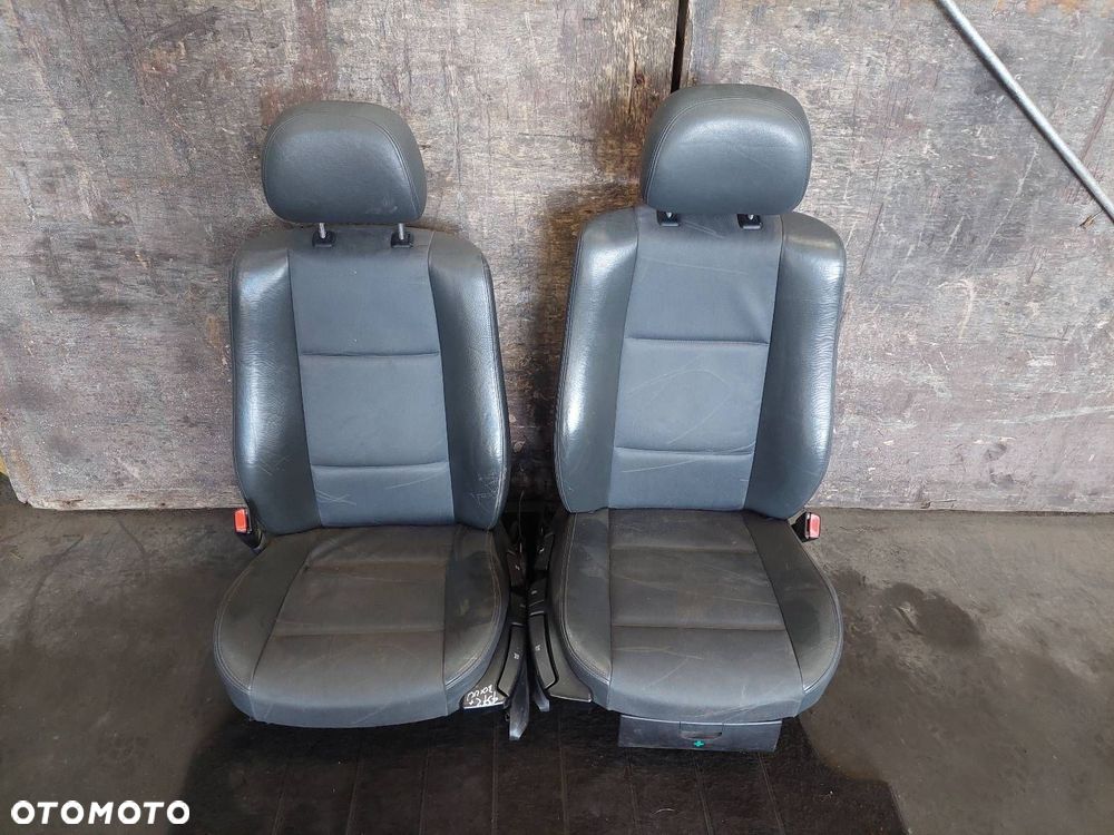 FOTEL FOTELE KOMPLET LEWY PRAWY KANAPA TYŁ + BOCZKI BMW E46 SEDAN - 7