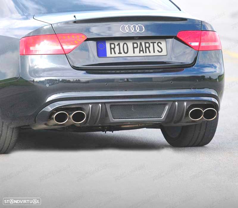 DIFUSOR AUDI A5 B8 B81 COUPÉ CABRIO 07-11 LOOK DTM RIEGER - 2