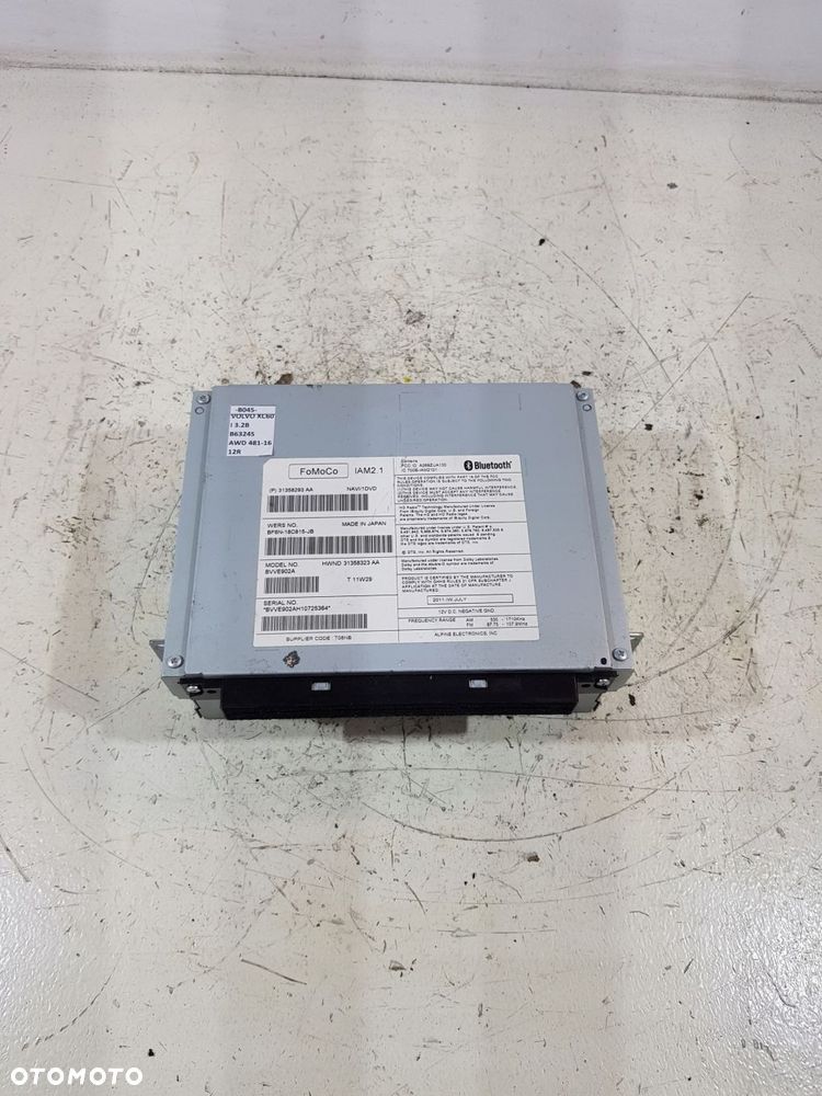 radio nawigacja 31358293 volvo xc60 i s60 ii eu - 1