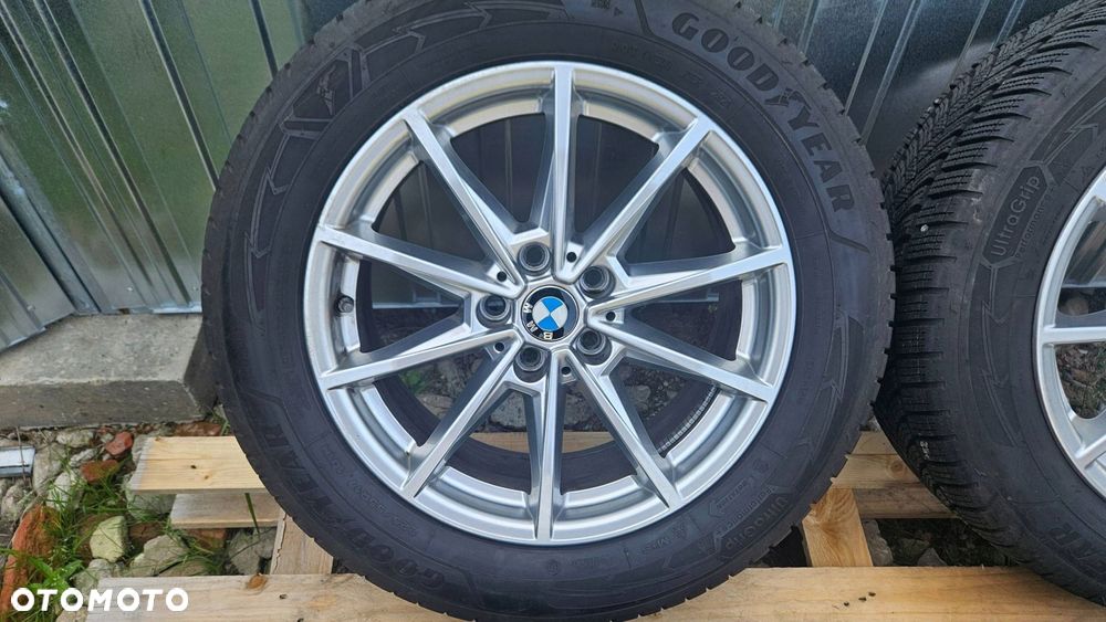 felgi aluminiowe bmw g20 7.5x17 et30 6896762 opony zima goodyer 225/55 r17 - 5