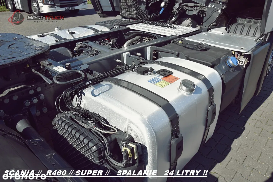 Scania 460R / SUPER /  LED LAMPY / KLIMA POSTOJOWA  /  RAMA STANDARD - 40