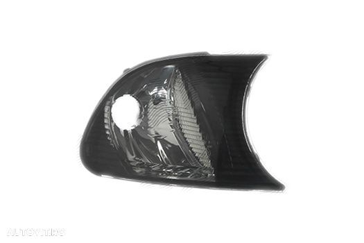 Lampa semnalizare fata Bmw Seria 3 (E46) Coupe/Cabrio, Tuning 05.2001-03.2003, Stanga+ Dreapta, omologare ECE, set 2 bucati, culoare fumuriu, cu suport becuri Depo, - 1