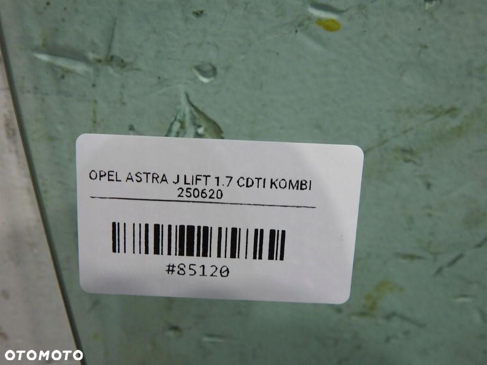 SZYBA DRZWI PRAWY PRZÓD OPEL ASTRA J 43R-001582 - 4