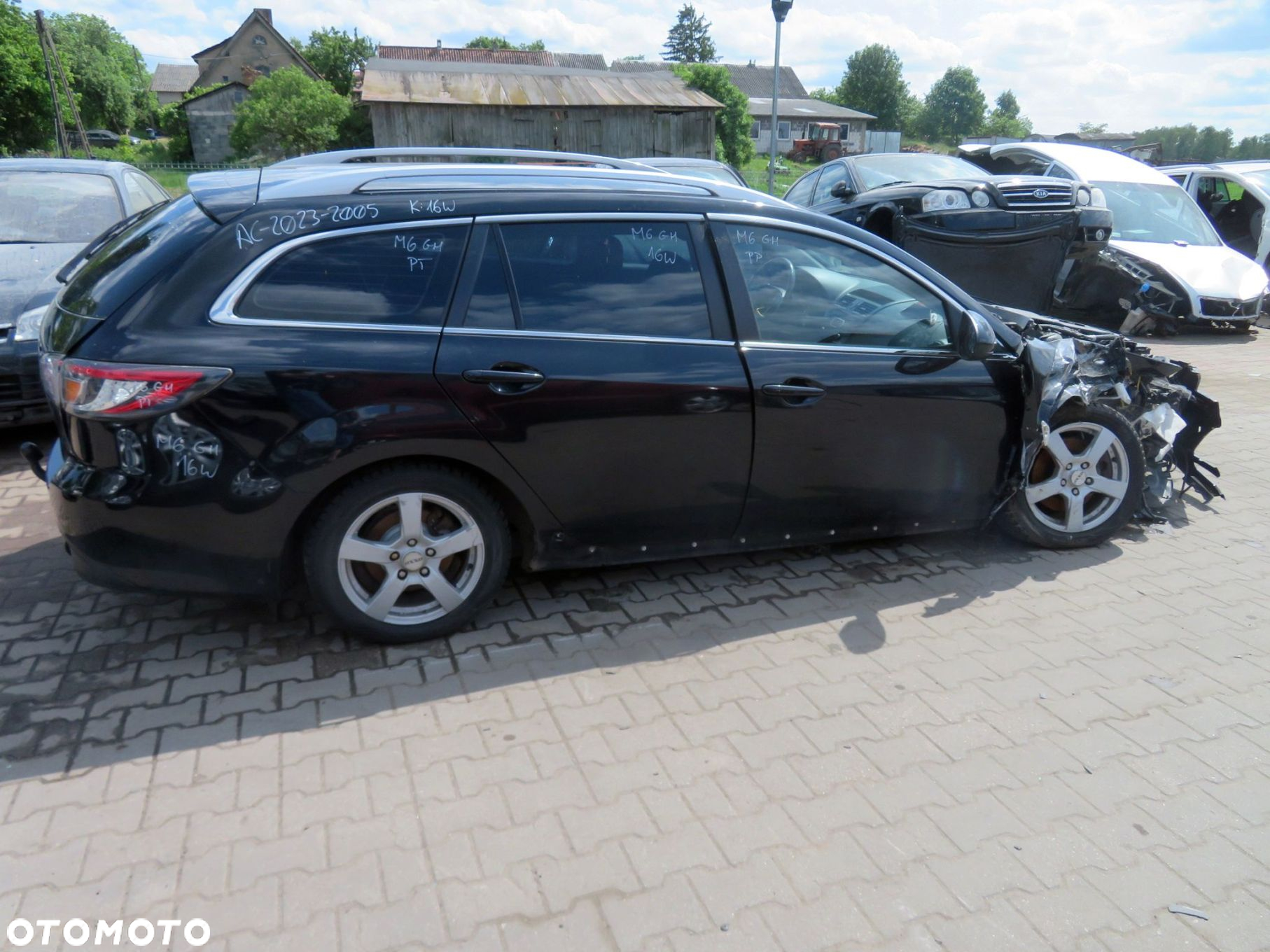 MAZDA 6 II GH LIFT KOMBI 2010 16W 2.0 16V LF-DE 155KM G611 CZARNY na części - 6