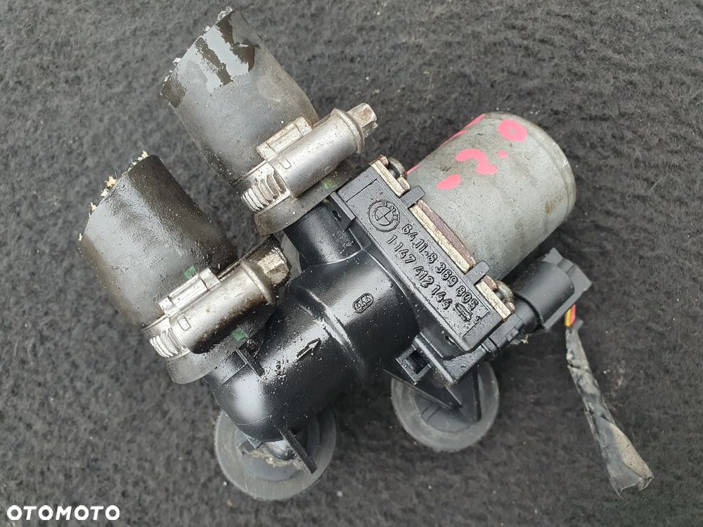 ZAWÓR Elektrozawór Wody OGRZEWANIA CIEPŁE ZIMNE BMW 3 E36 E46 8369805 + WTYCZKA INSTALACJA - 2