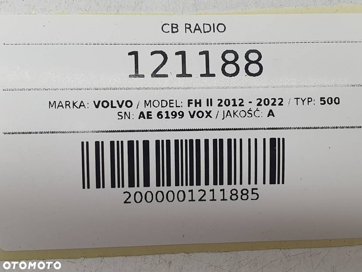 CB RADIO AE 6199 VOX VOLVO FH13 II 500 - 6