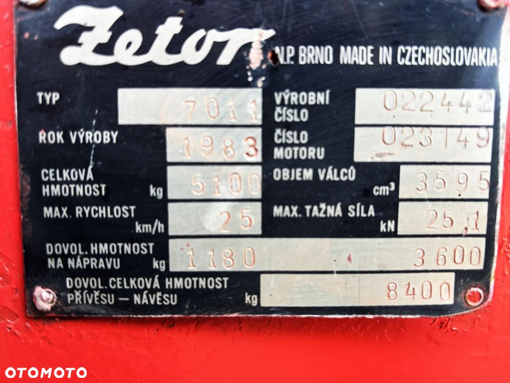 Zetor 7011 - 9