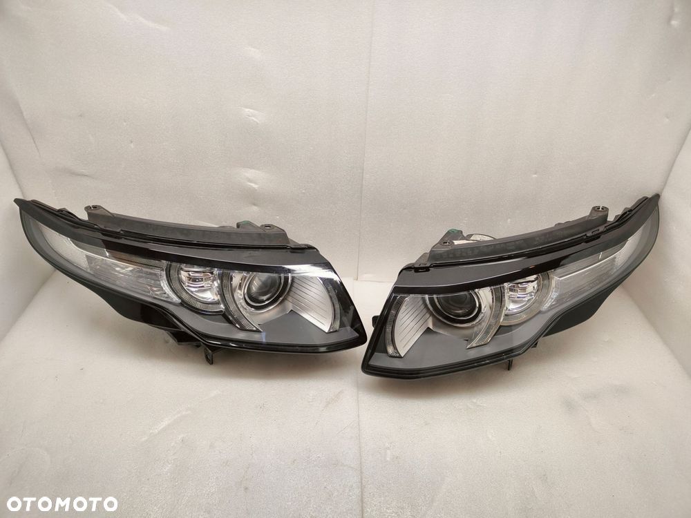 land rover evoque xenon z led komplet lamp przód bj32-13w029, bj32-13w030 - 1