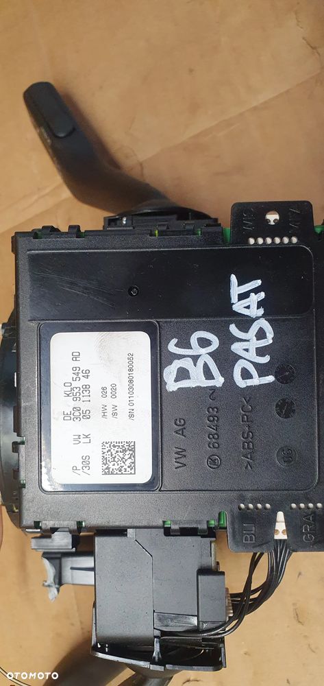 Manetki przełącznik zespolony pająk taśma VW Passat B6 3C9953507BA 3C9953513S - 13