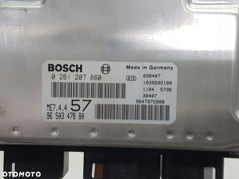 CITROEN C3 PLURIEL STEROWNIK SILNIKA 9650347860 - 2