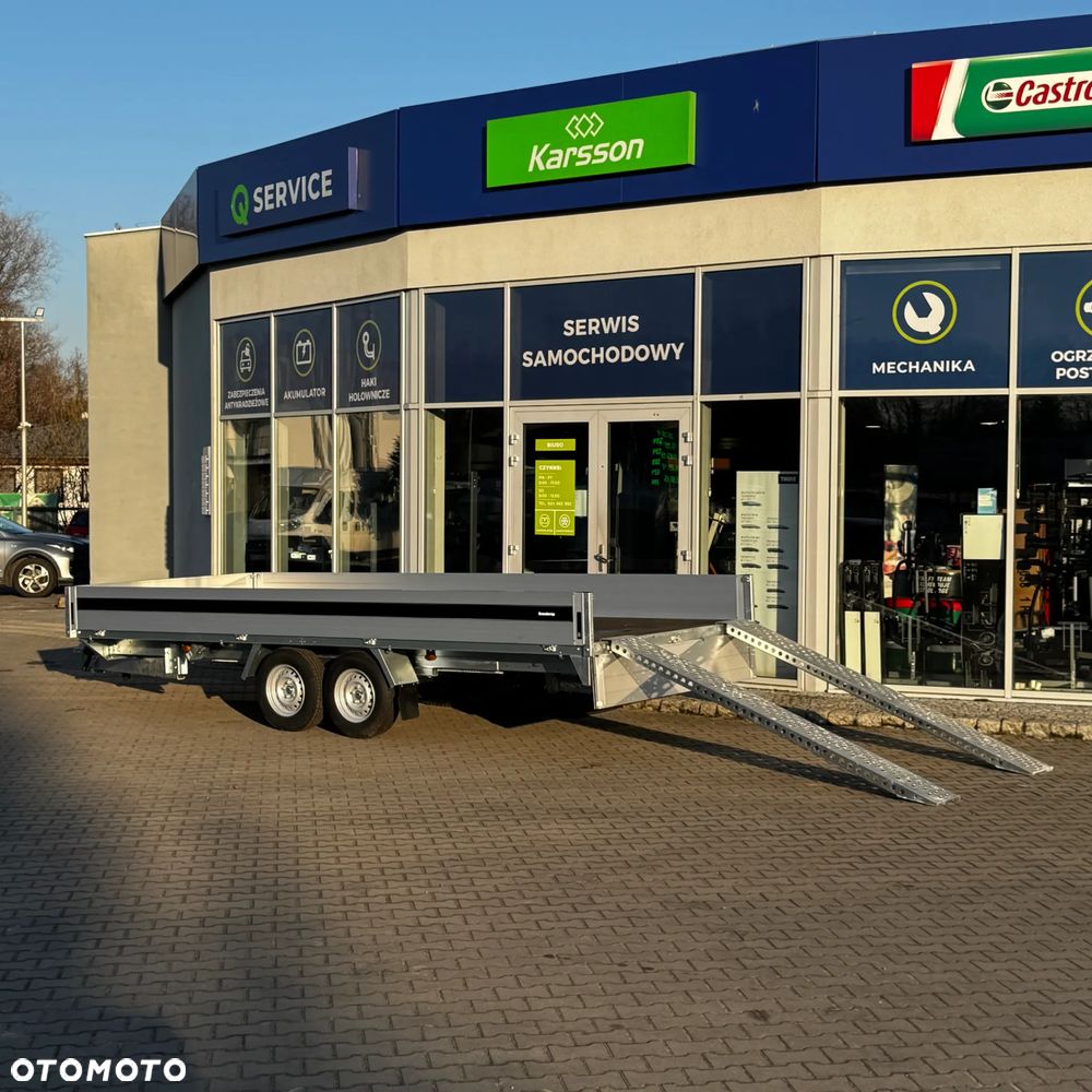 Brenderup 5520 517x204x35 NAJAZDY SUPER MOCNA PRZYCZEPA Brenderup 5520 OTWIERANE WSZYSTKIE BURTY - 2