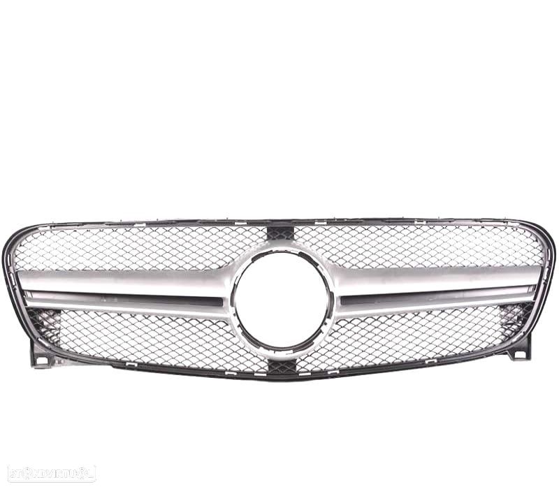 GRELHA MERCEDES CLASSE GLA X156 14-16 LOOK AMG CROMADO PRETO - 4