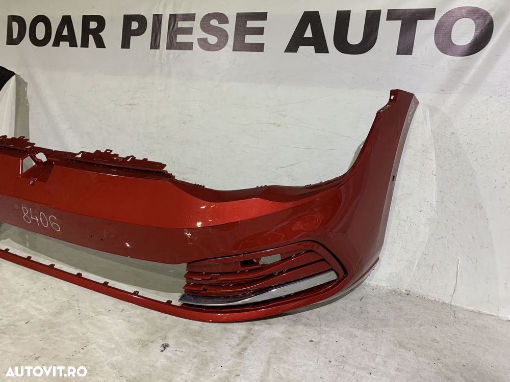 Bara fata VW Golf 8 VIII, 2020, 2021, 2022, 2023, 2024, cod origine OE 5H0807221J, cu gauri pentru senzori de parcare (6). - 2