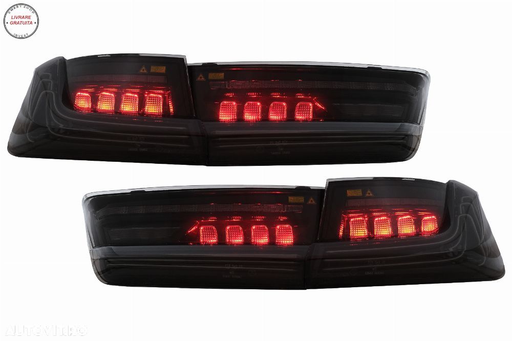 Stopuri LED BMW Seria 3 G20 Sedan (2018-2022) Aspect Laser Negru- livrare gratuita - 1