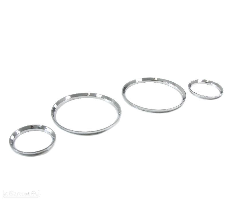 AROS PAINEL PARA OPEL CORSA B TIGRA A CROMO - 2