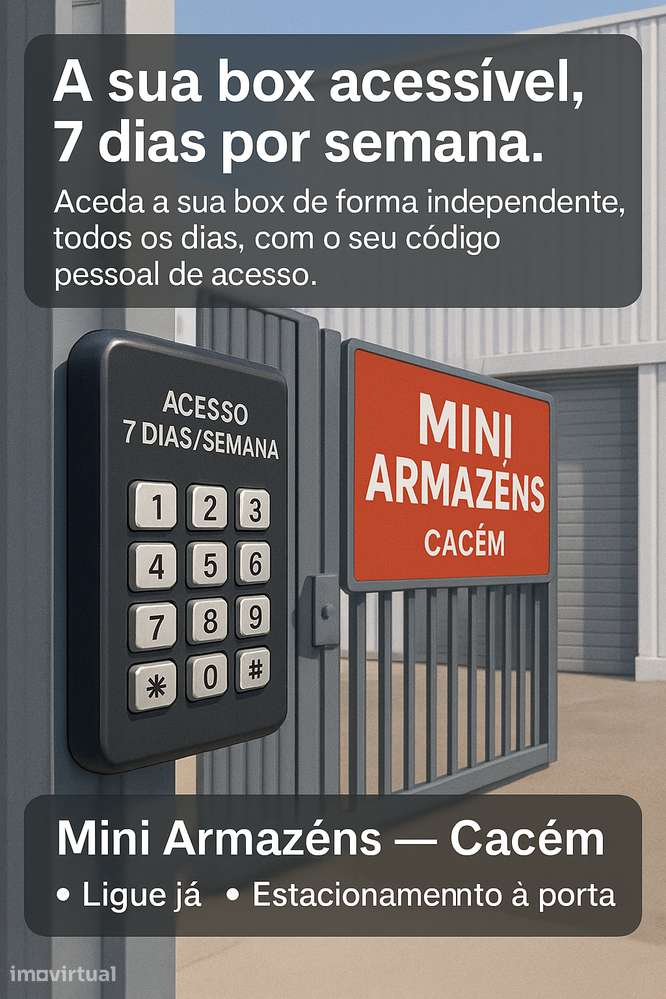 CACÉM/AGUALVA,arrecadação,self-storage,Guarda-móveis,garagem - Grande imagem: 5/5
