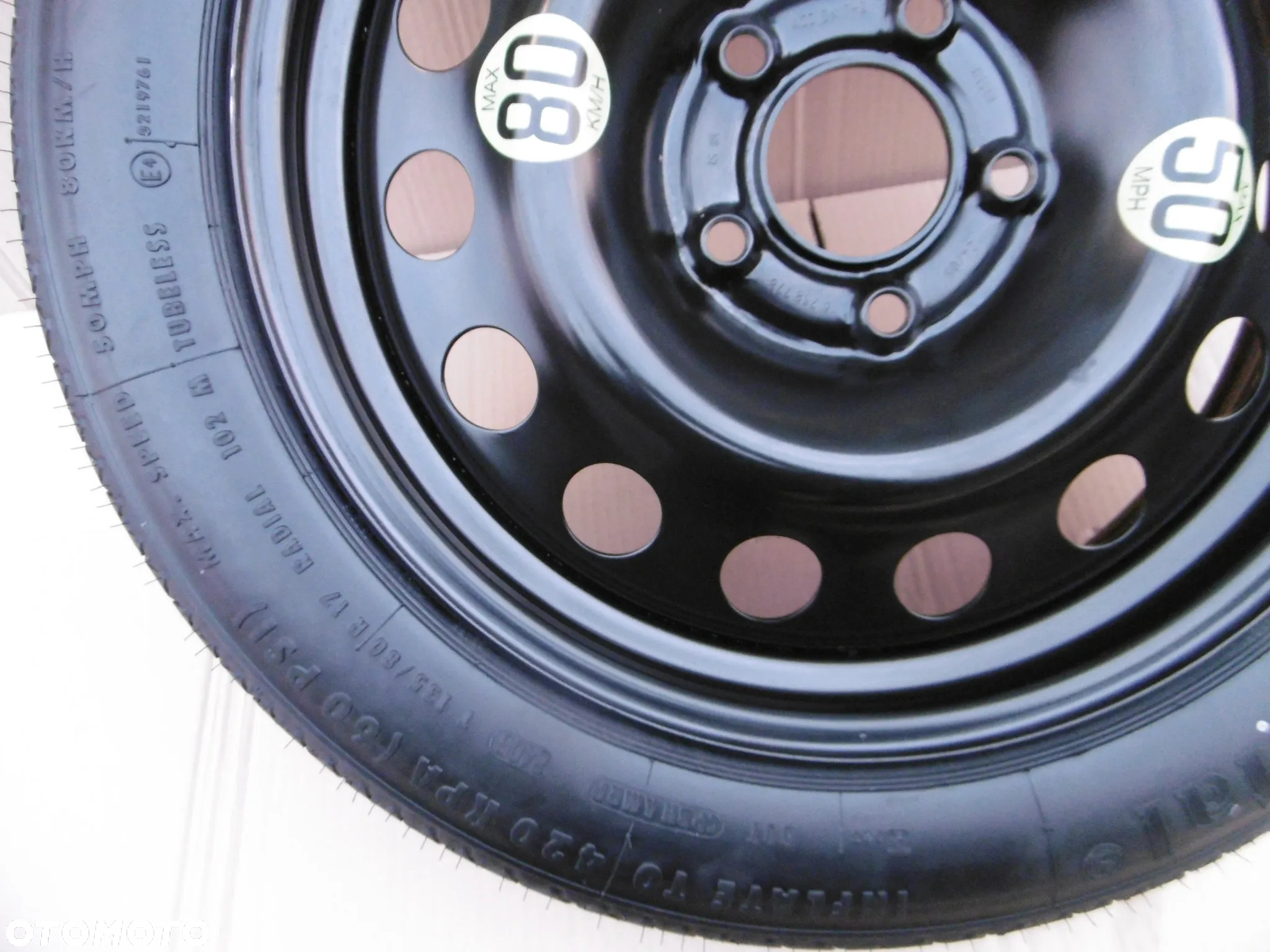 Koło zapasowe dojazdowe dojazdówka zapas BMW e60 e61 e63 17 cali 135/80/17 - 10
