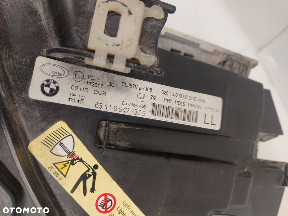 bmw 3 e90 xenon nie skrętny lampa lewy przód 69427379 - 6