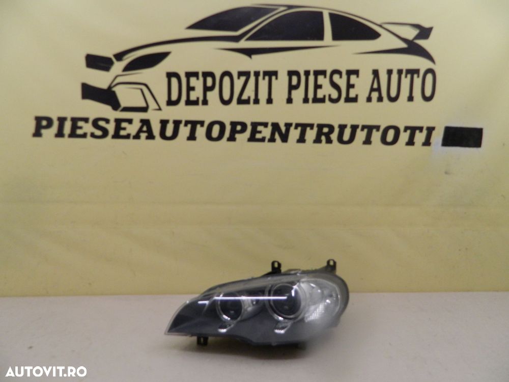 Far stanga BMW X5 E70 LCI Bi-Xenon Adaptiv, 2010, 2011, 2012, 2013, cod origine 7294605. - 2