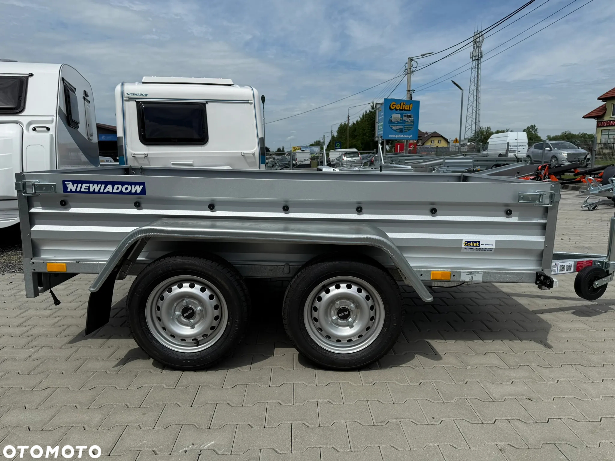 Niewiadów Przyczepka dwuosiowa RAMA SPAWANA 2x 750kg osie AL-KO ocynk ogniowy - 5