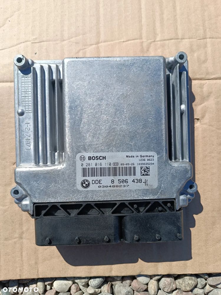 BMW 5 E60 LIFT 2.0 D N47  KOMPUTER STEROWNIK SILNIKA BMW 2.0D 0281016110 8506438 - 1