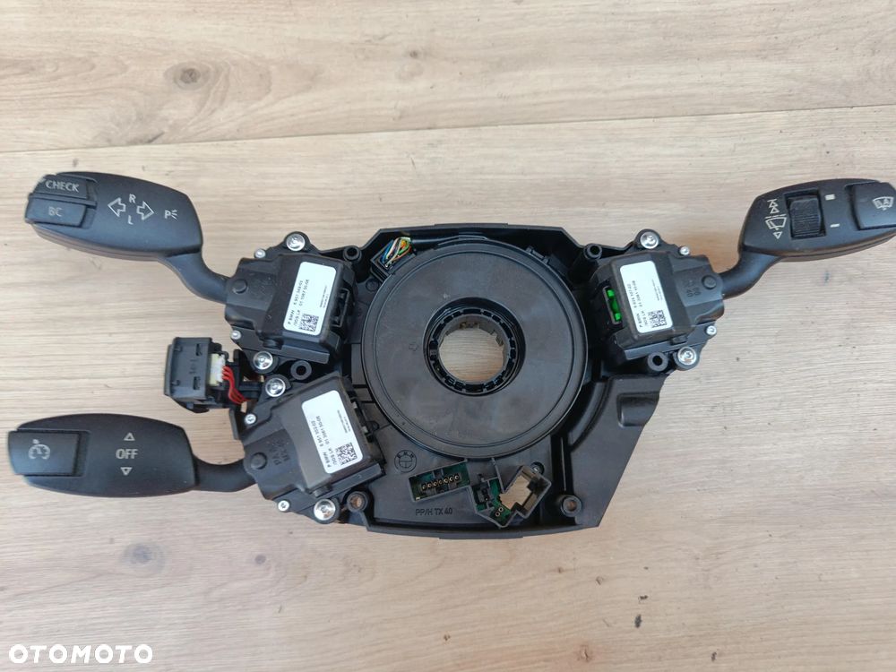 BMW E60 E61 E63 E64 MODUŁ KOLUMNY KIEROWNICY PRZEŁĄCZNIK ZESPOLONY MANETKI GRZANIE 9170225 - 1