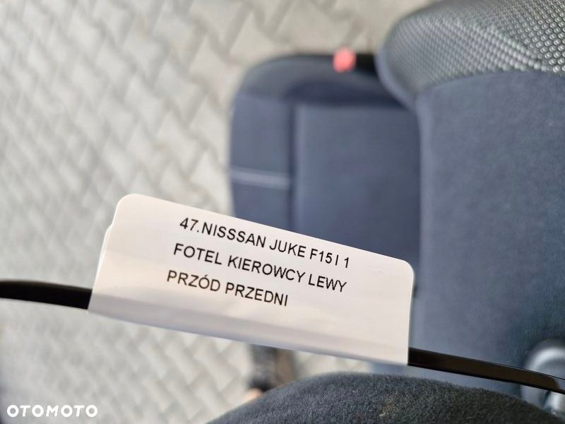 NISSSAN JUKE F15 I 1 FOTEL KIEROWCY LEWY PRZÓD PRZEDNI - 6