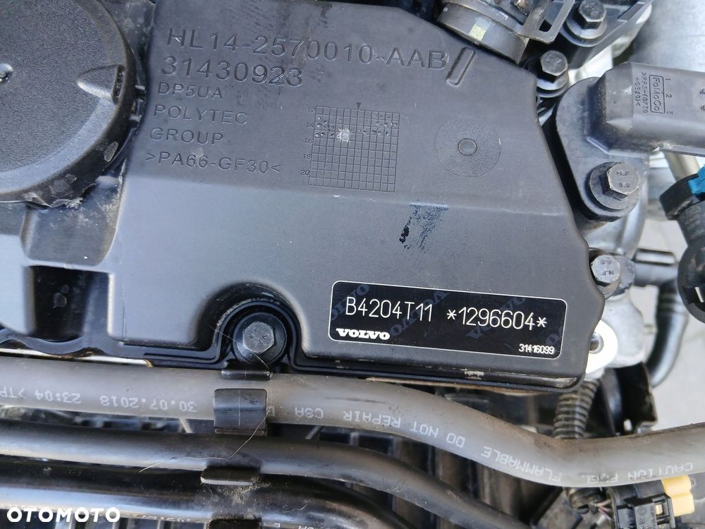 silnik b4204t11kompletny volvo s60 ii 2015r 2.0 t5 - 8