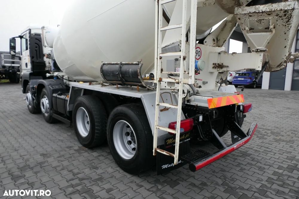 MAN TGS 32.420 / 8x4 / BETONIERĂ / MIXER 9 M3 / EURO 6 - 12