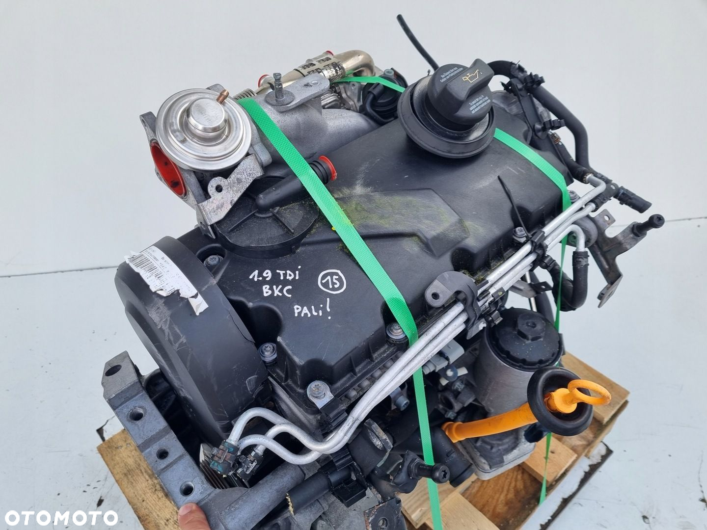 SILNIK KOMPLET Audi A3 II 8P 1.9 TDI 105KM ładnie pracuje BKC - 4