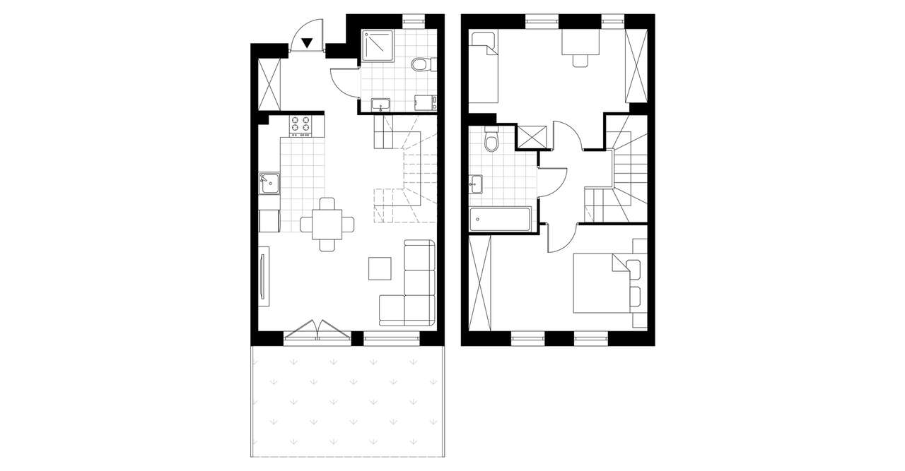 3-pokojowy dom 72m2 + ogródek Bez Prowizji - Pełny obrazek: 4/11
