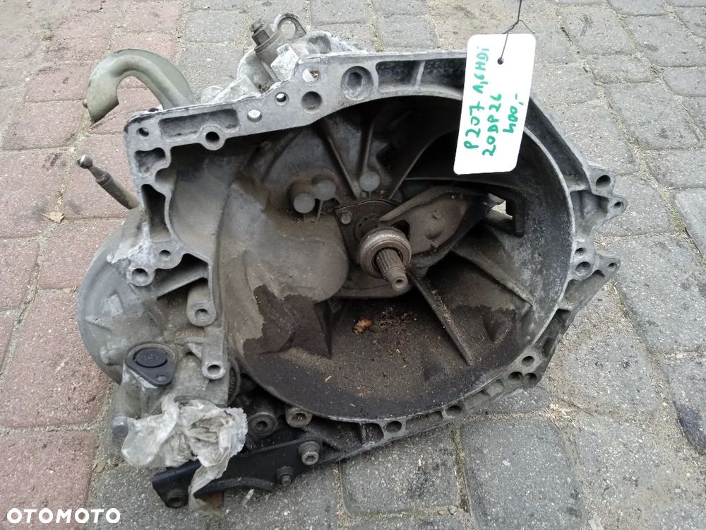 SKRZYNIA BIEGÓW PEUGEOT 207 1.6 HDI 20DP26 - 1