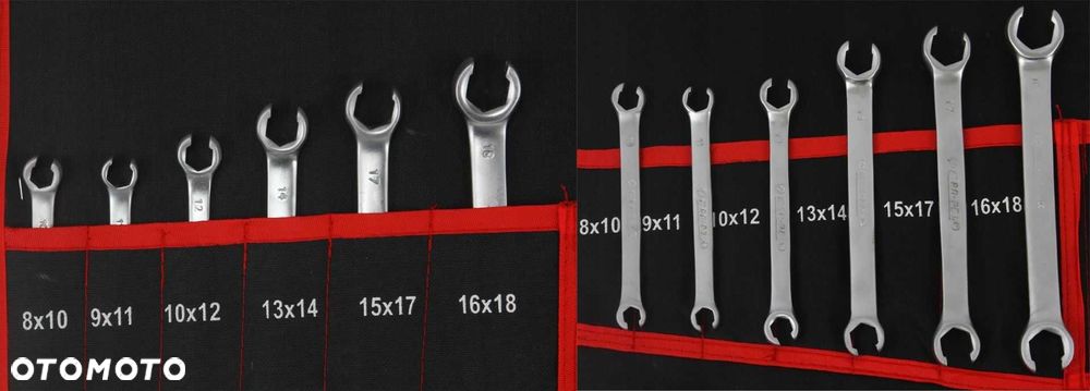 KLUCZE płasko oczkowe GIĘTE TORX PRZEWODÓW C 47szt - 5