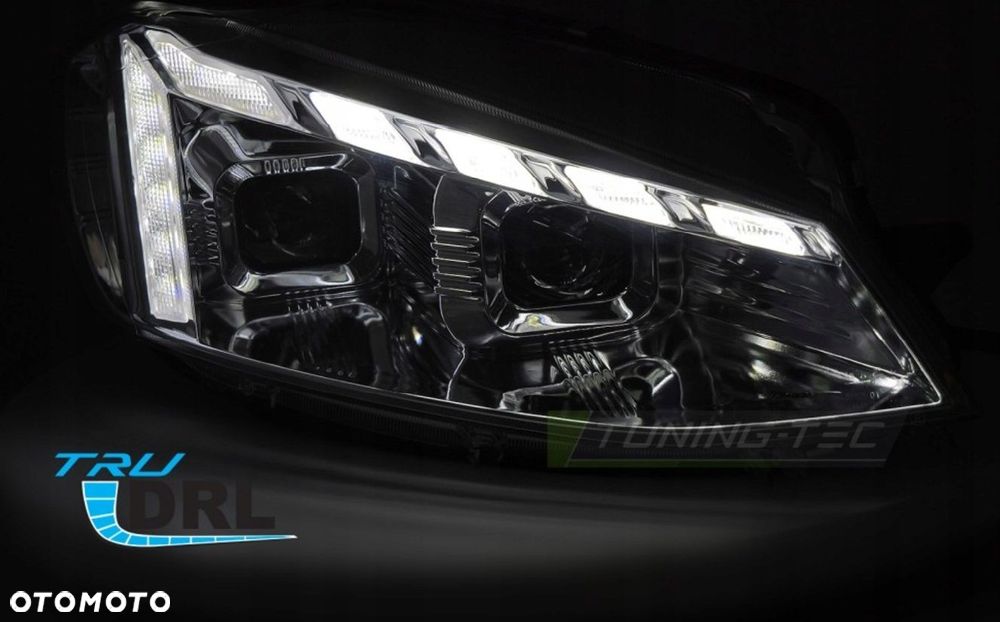 Reflektory Lampy Diody Soczewka Clear Chrom VW Golf VII 7 5g0 Lift 2017-19 - 5