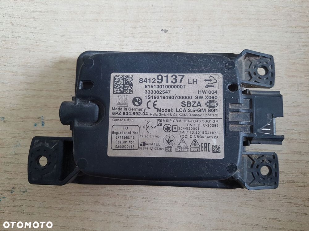 opel insignia b asystent zmiany pasa martwego pola 84129137 - 1