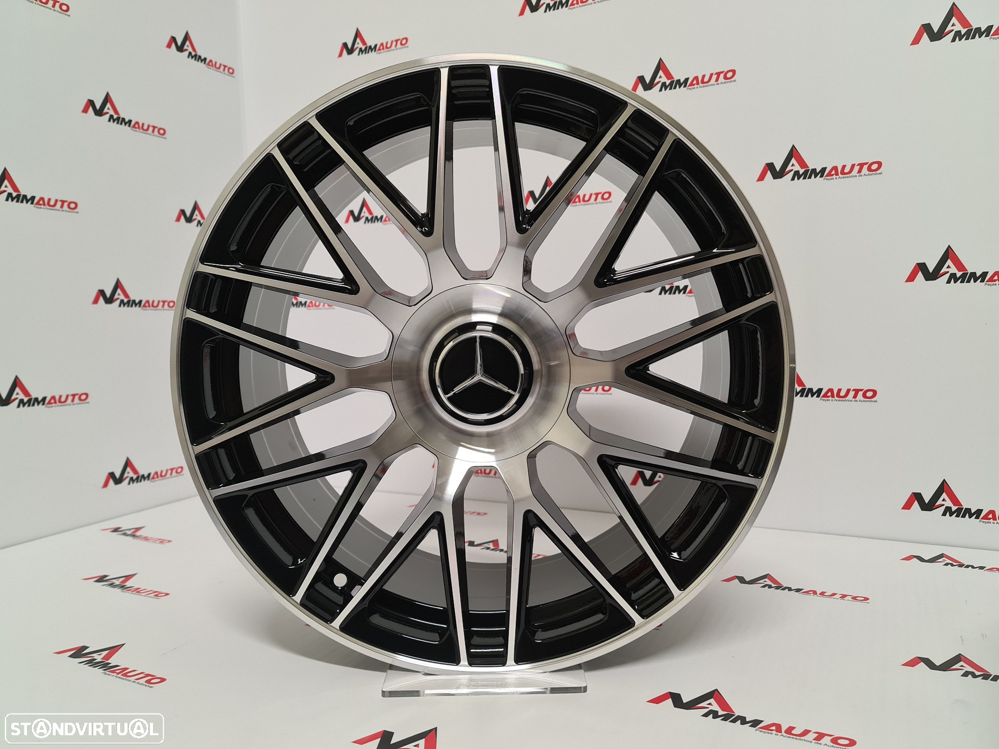Jantes Mercedes C63S AMG Preto Polido 19 - 4