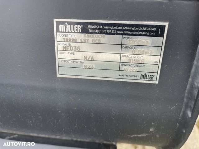 Cupa Mini Excavator Miller - 3